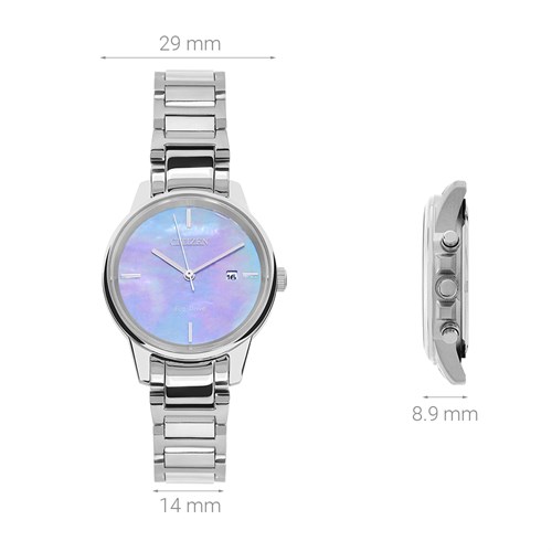 Đồng hồ CITIZEN 29 mm Nữ EW2590-85N Màu Bạc
