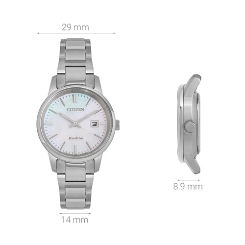 Đồng hồ CITIZEN 29 mm Nữ EW2591-82D Màu Bạc