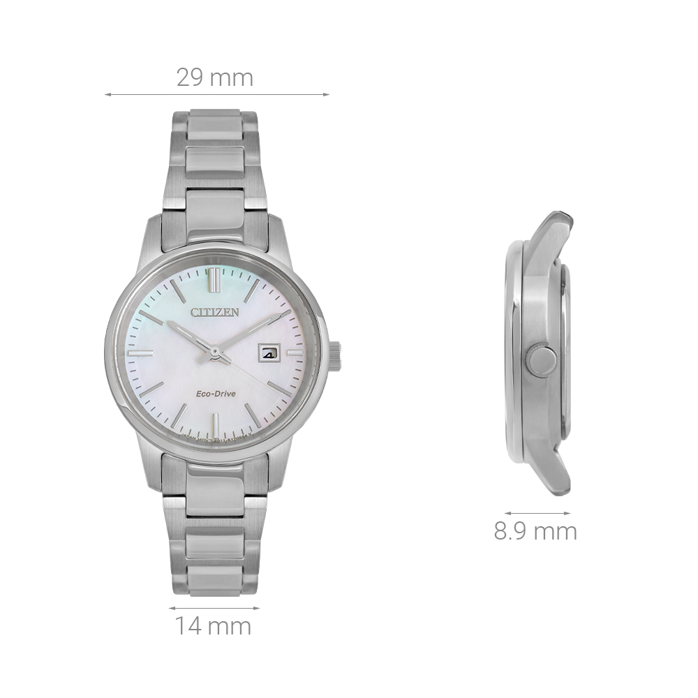 Đồng hồ CITIZEN 29 mm Nữ EW2591-82D Màu Bạc