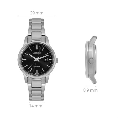 Đồng hồ CITIZEN 29 mm Nữ EW2591-82E Màu Bạc