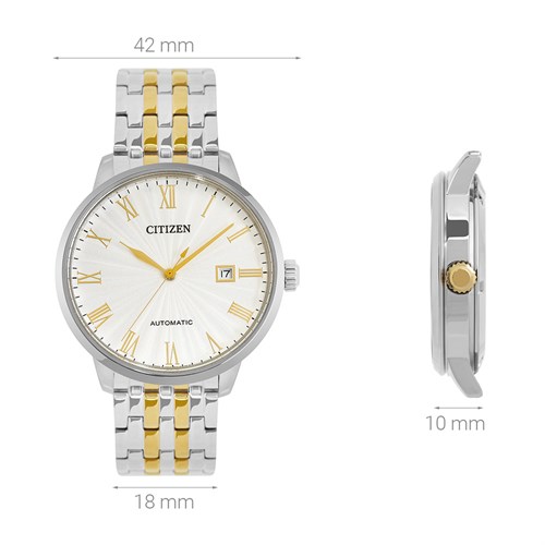 Đồng hồ CITIZEN Mechanical 42 mm Nam NJ0084-59A Màu Bạc