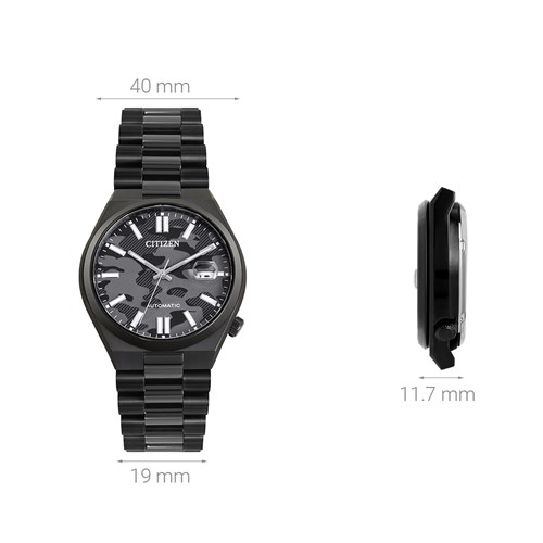 Đồng hồ CITIZEN Tsuyosa 40 mm Nam NJ0155-87E Màu Đen