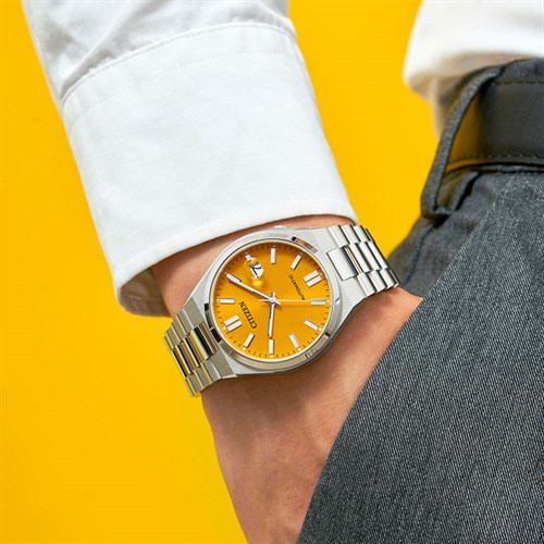 Đồng hồ CITIZEN Tsuyosa 40 mm Nam NJ0150-81Z Màu Bạc