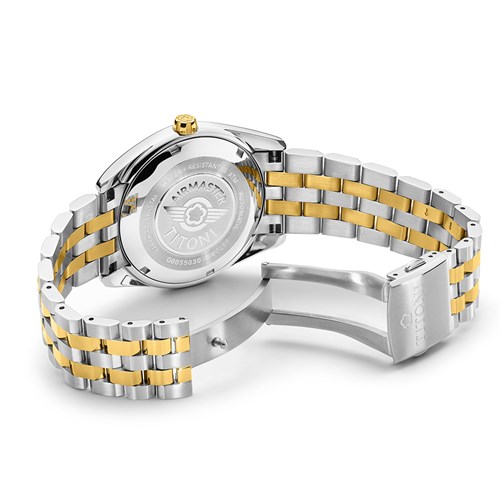 Đồng hồ Titoni 40 mm Nam 93709 SY-385 Màu Bạc