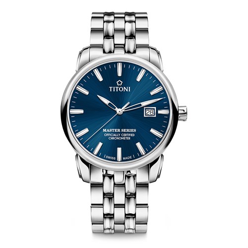 Đồng hồ Titoni 41 mm Nam 83188 S-661 Màu Bạc