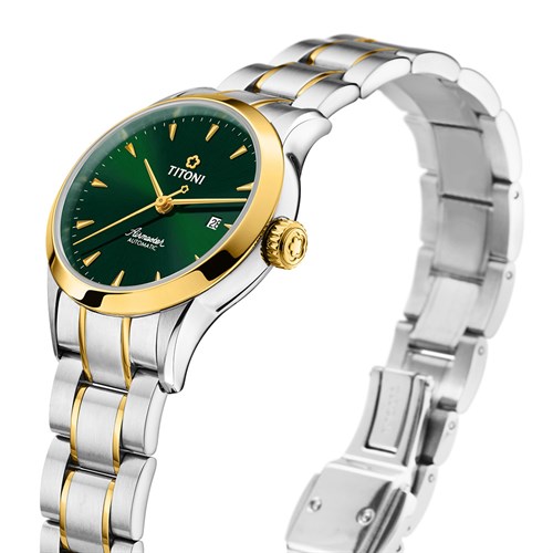 Đồng hồ Titoni 29 mm Nữ 23733 SY-673 Màu Bạc