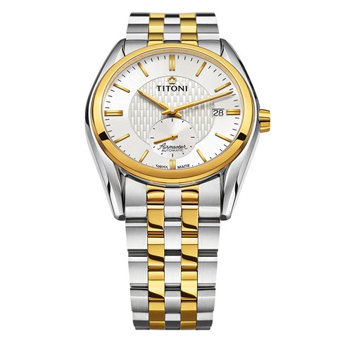 Đồng hồ Titoni 40 mm Nam 83709 SY-500 Màu Bạc