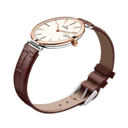 Đồng hồ Titoni 39 mm Nam 82718 SRG-ST-606 Màu Nâu