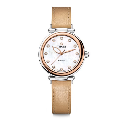 Đồng hồ Titoni 33.5 mm Nữ 23978 SRG-STC622 Màu Nâu