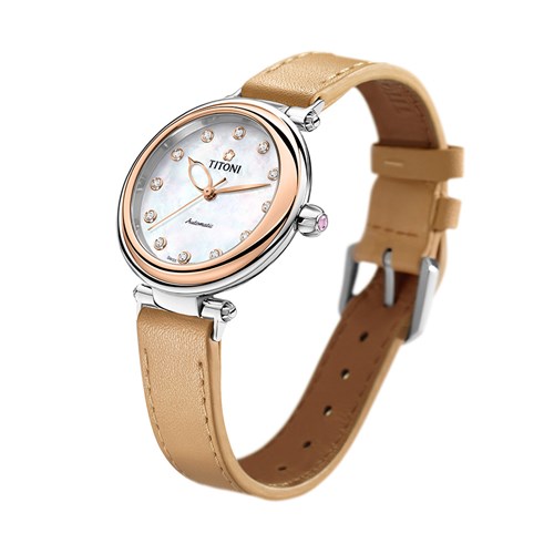 Đồng hồ Titoni 33.5 mm Nữ 23978 SRG-STC622 Màu Nâu