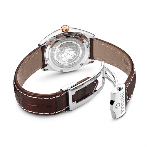 Đồng hồ Titoni 33.5 mm Nữ 828 SRG-ST-652 Màu Nâu