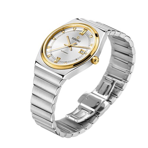 Đồng hồ Titoni 39.5 mm Nam 83751 SY-629 Màu Bạc