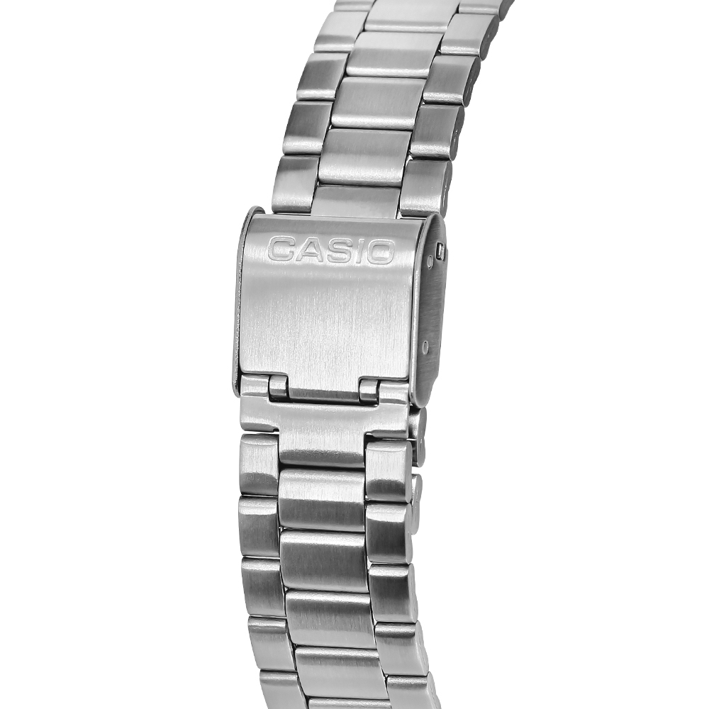 Đồng hồ Casio Vintage 38.6 x 36.3 mm Unisex A168WER-2ADF Màu Bạc