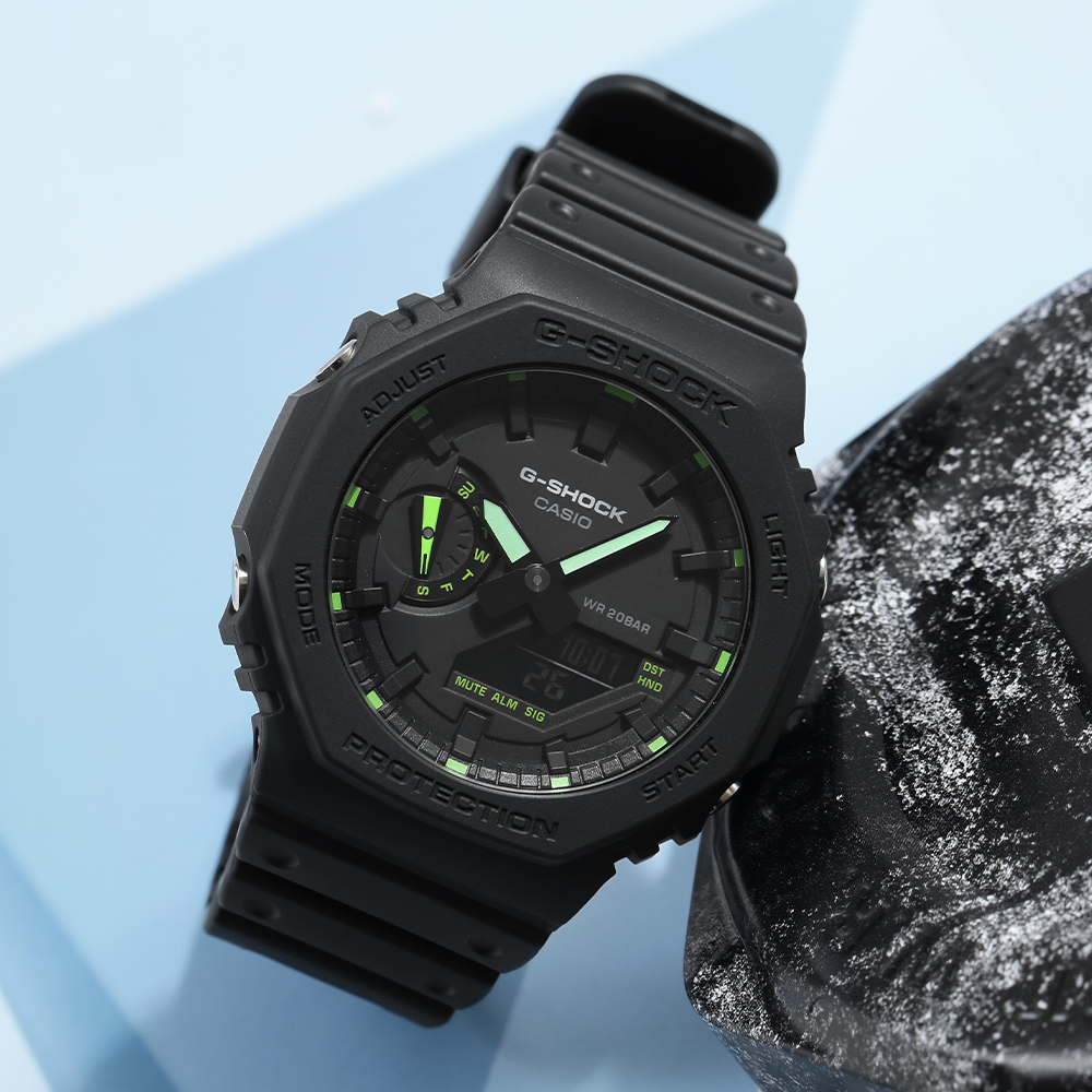 Đồng hồ G-Shock 2100 45.4 mm Nam GA-2100-1A3DR