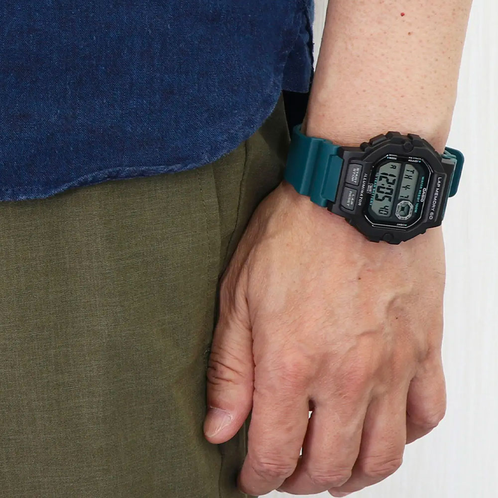 Đồng hồ Casio 44.5 mm Nam WS-1400H-3AVDF-11