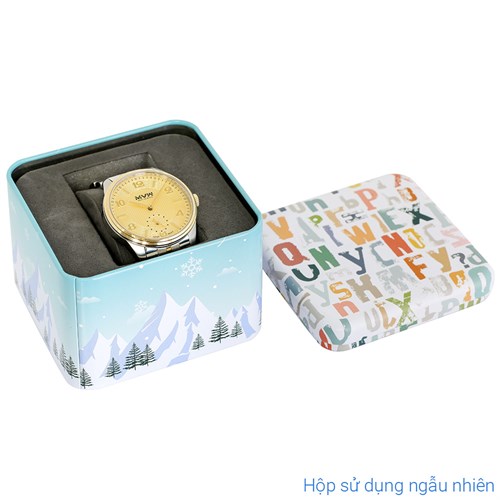 Đồng hồ MVW 40 mm Nam MS083-01 Màu Bạc