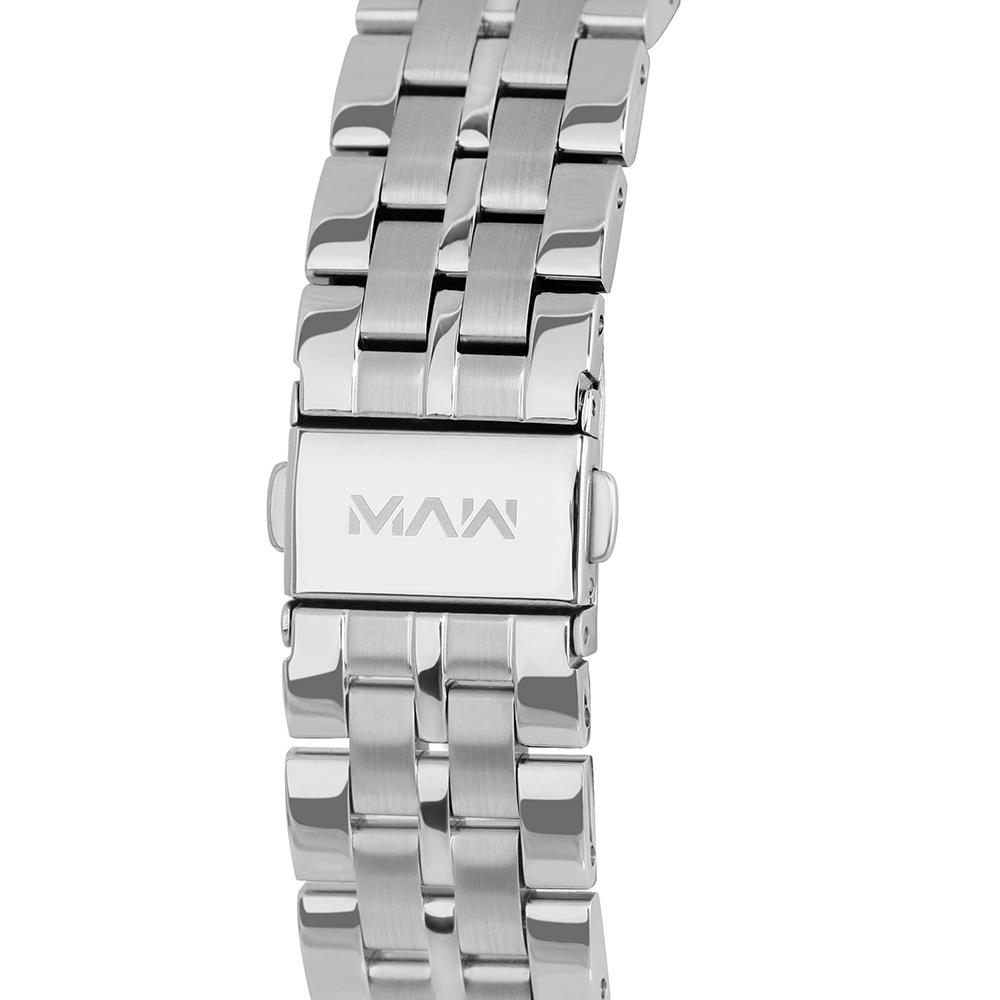 Đồng hồ MVW 40 mm Nam MS083-02 Màu Bạc