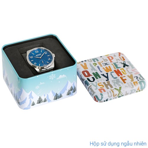 Đồng hồ MVW 40 mm Nam MS083-02 Màu Bạc