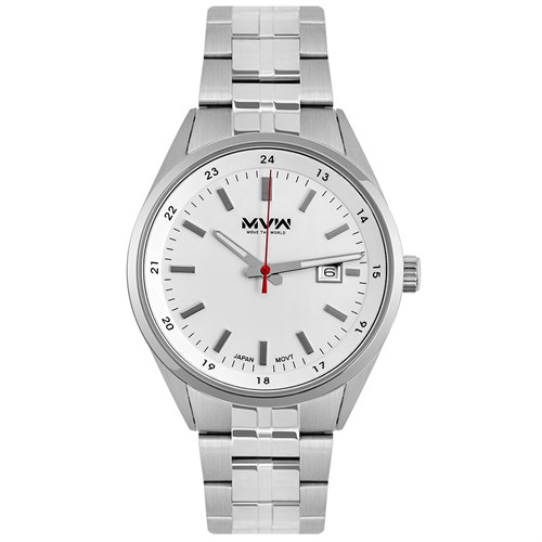 Đồng hồ MVW 40 mm Nam MS084-01 Màu Bạc