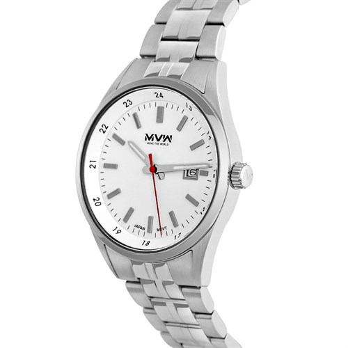 Đồng hồ MVW 40 mm Nam MS084-01 Màu Bạc