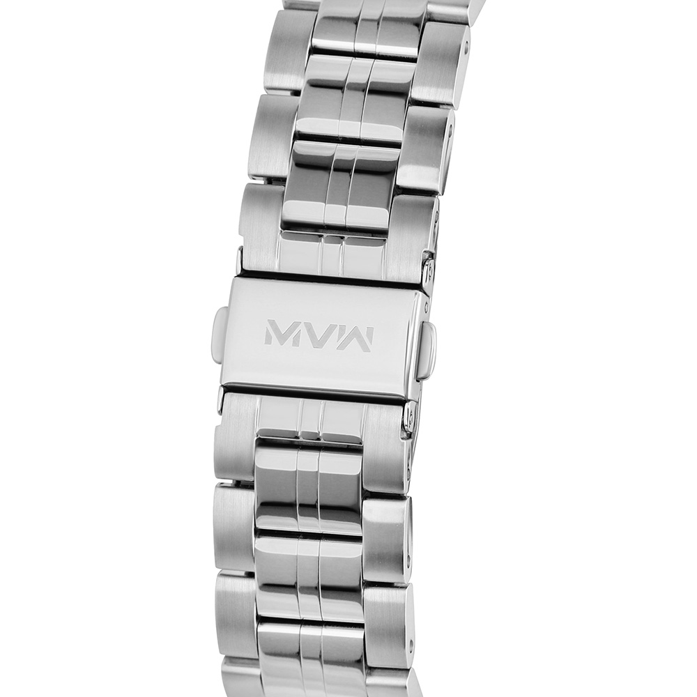 Đồng hồ MVW 40 mm Nam MS084-01 Màu Bạc