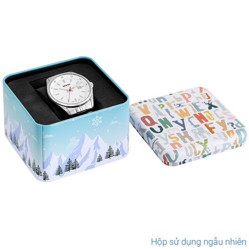 Đồng hồ MVW 40 mm Nam MS084-01 Màu Bạc