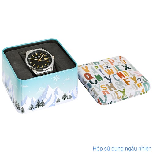 Đồng hồ MVW 40 mm Nam MS084-02 Màu Bạc