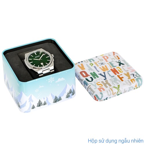 Đồng hồ MVW 43 mm Nam MS085-01 Màu Bạc