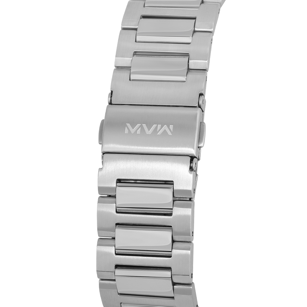 Đồng hồ MVW 43 mm Nam MS086-01 Màu Bạc