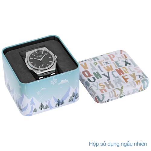 Đồng hồ MVW 43 mm Nam MS086-01 Màu Bạc