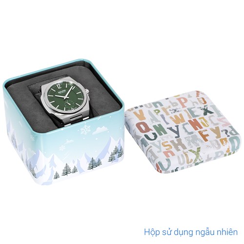 Đồng hồ MVW 43 mm Nam MS086-02 Màu Bạc