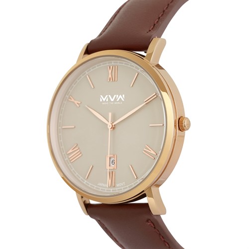 Đồng hồ MVW 40 mm Nam ML073-01 Màu Nâu