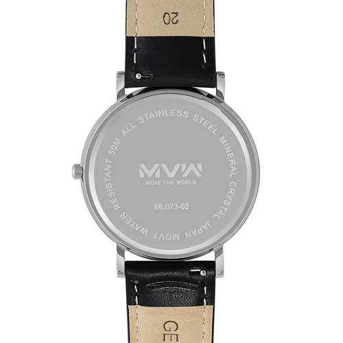 Đồng hồ MVW 40 mm Nam ML073-02 Màu Đen