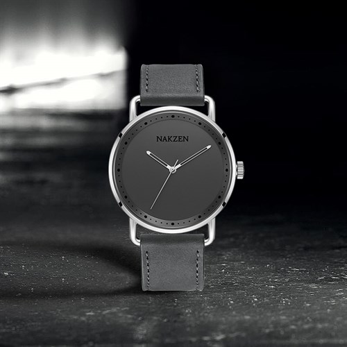 Đồng hồ Nakzen Hoa & Gió 40 mm Nam SL9470GY-6 Màu Xám