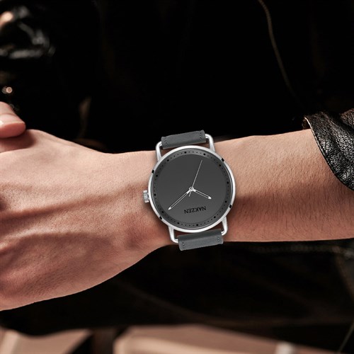 Đồng hồ Nakzen Hoa & Gió 40 mm Nam SL9470GY-6 Màu Xám