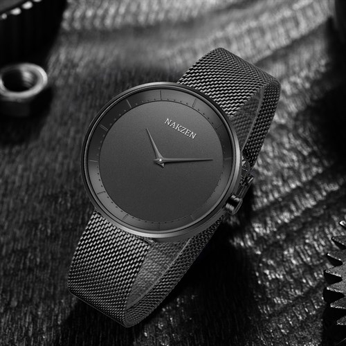 Đồng hồ Nakzen 41 mm Nam SS9290G-1 Màu Đen