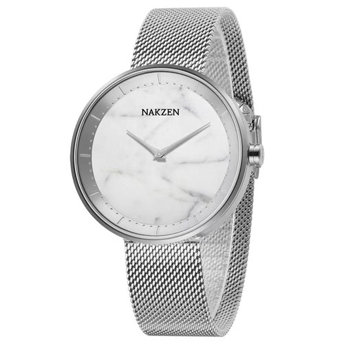 Đồng hồ Nakzen Hoa & Gió 41 mm Nam SS9290G-7 Màu Bạc
