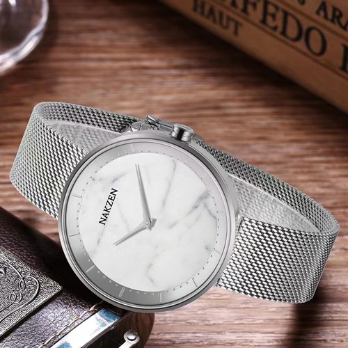 Đồng hồ Nakzen Hoa & Gió 41 mm Nam SS9290G-7 Màu Bạc