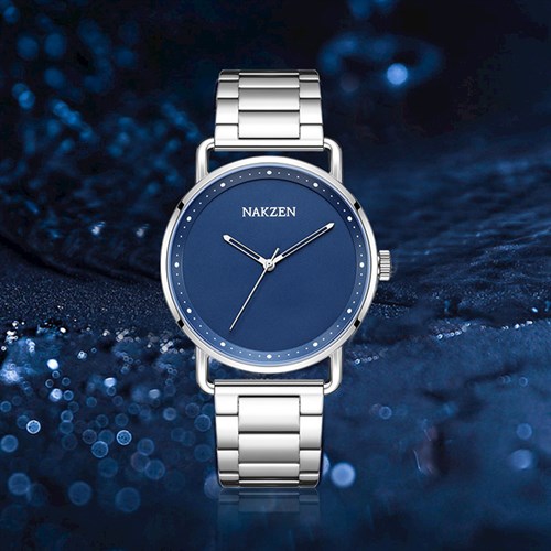 Đồng hồ Nakzen 40 mm Nam SS9470G-2 Màu Bạc
