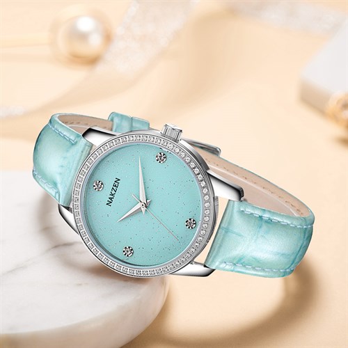 Đồng hồ Nakzen Hoa & Gió 36 mm Nữ SL9255LBE-2 Màu Xanh