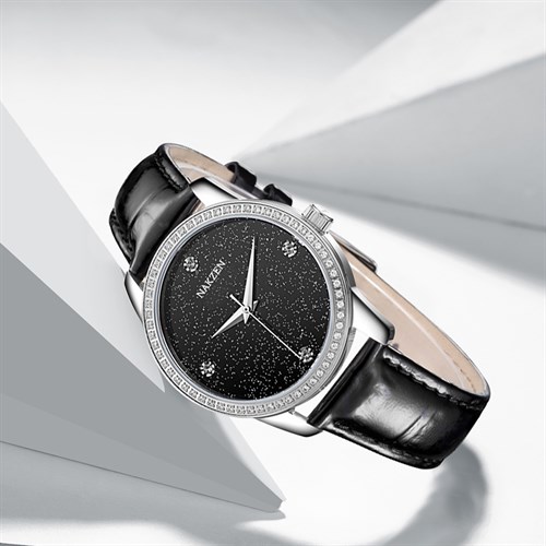 Đồng hồ Nakzen 36 mm Nữ SL9255LBK-1 Màu Đen