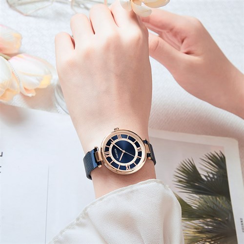 Đồng hồ Nakzen 36 mm Nữ SS8234L-2 Màu Xanh