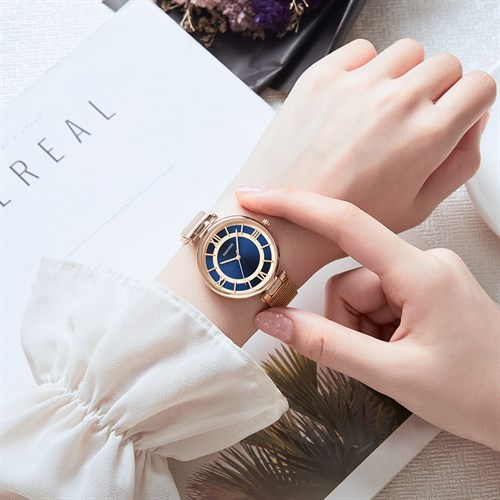 Đồng hồ Nakzen 36 mm Nữ SS8234L-2NR Màu Vàng Hồng