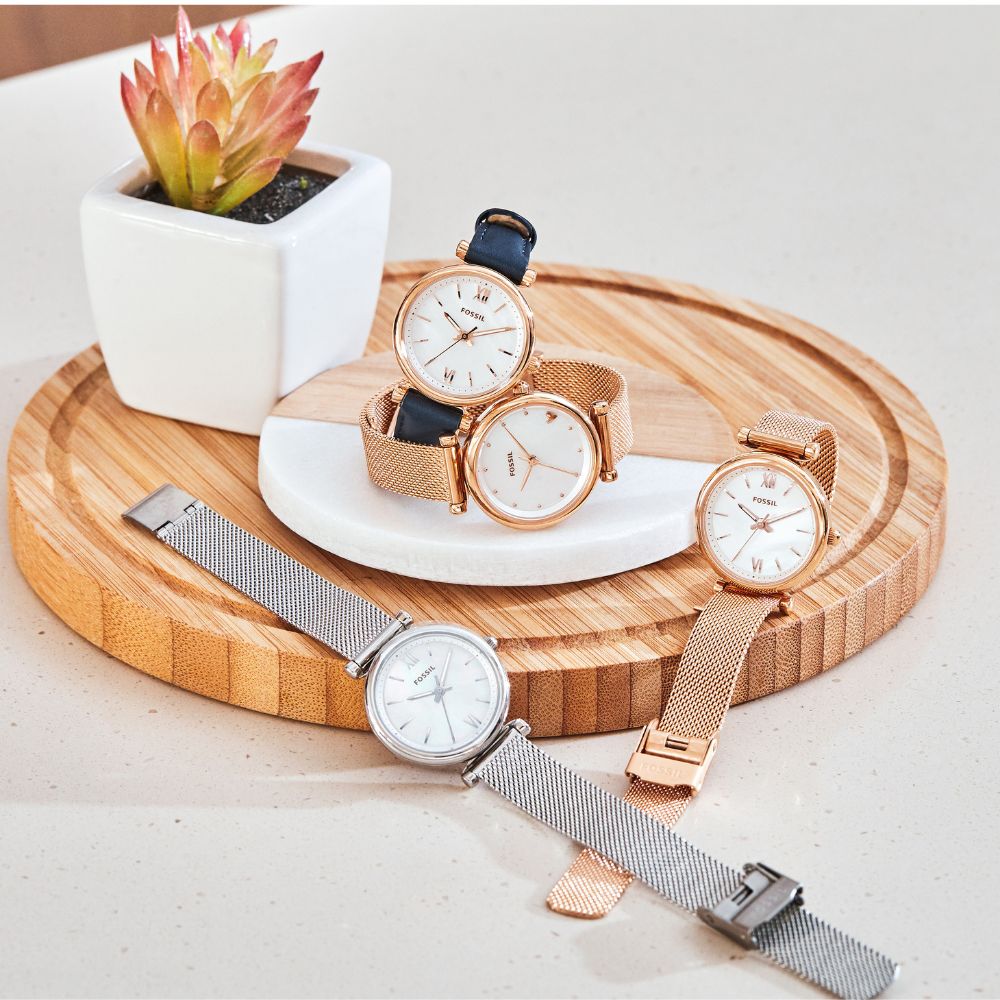 Đồng hồ Fossil Carlie 29 mm Nữ ES4433