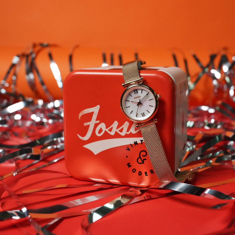 Đồng hồ Fossil Carlie 29 mm Nữ ES4433