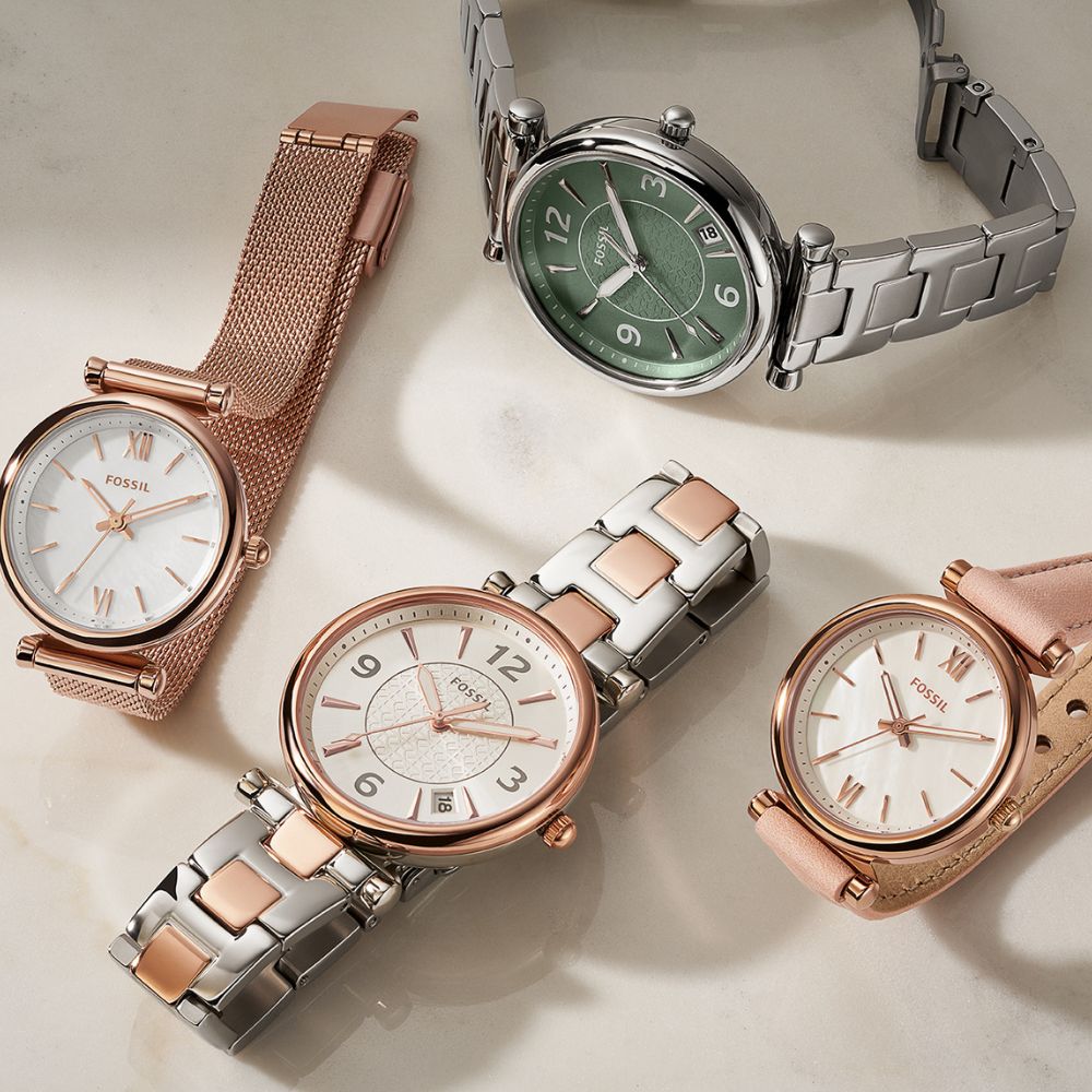 Đồng hồ Fossil Carlie 29 mm Nữ ES4433