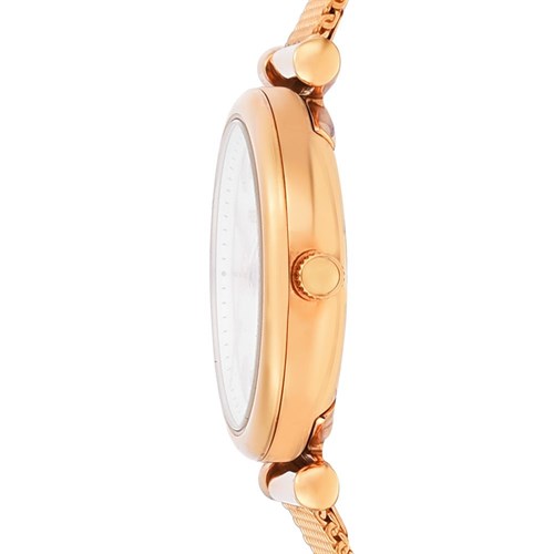 Đồng hồ Fossil Carlie 29 mm Nữ ES4433 Màu Vàng Hồng