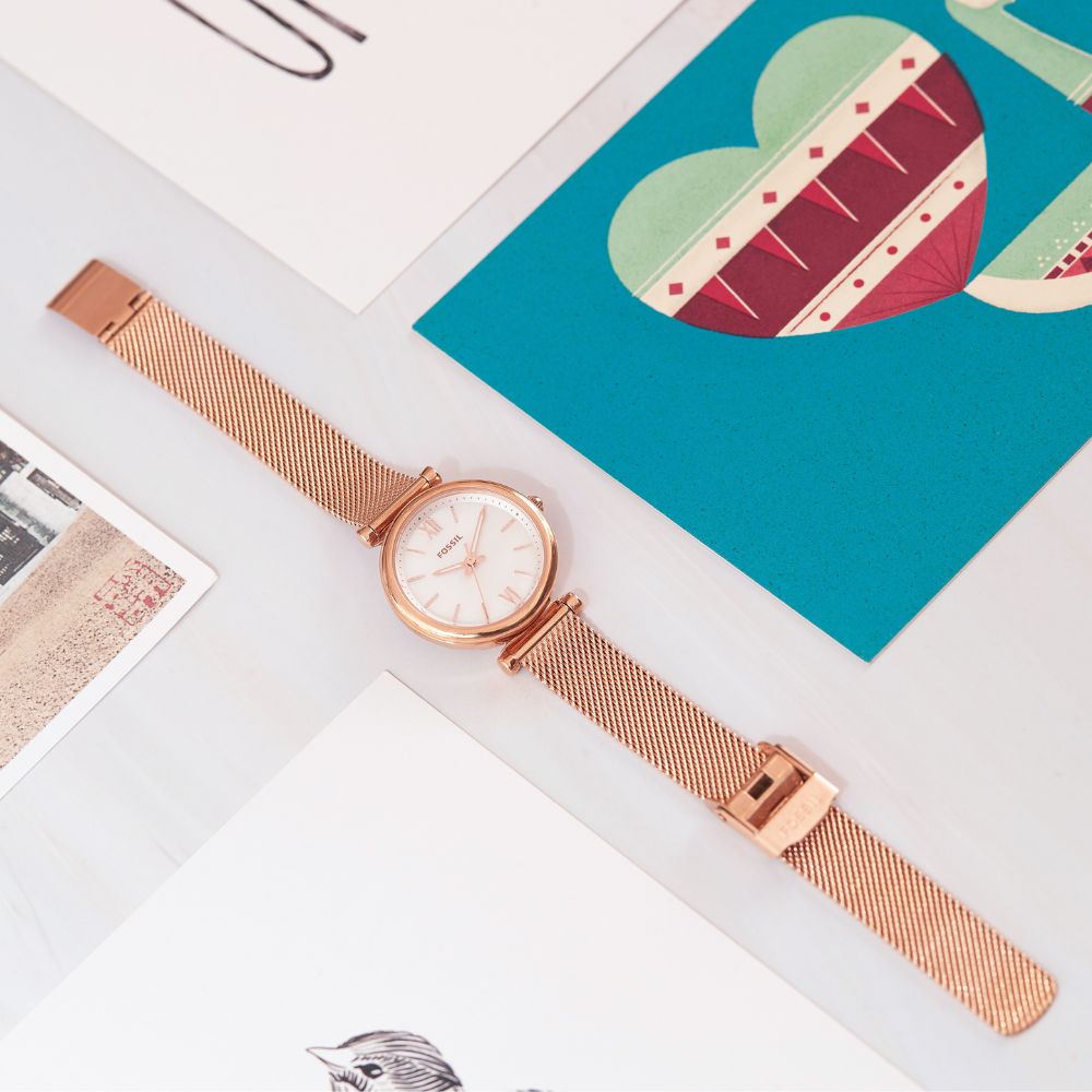 Đồng hồ Fossil Carlie 29 mm Nữ ES4433