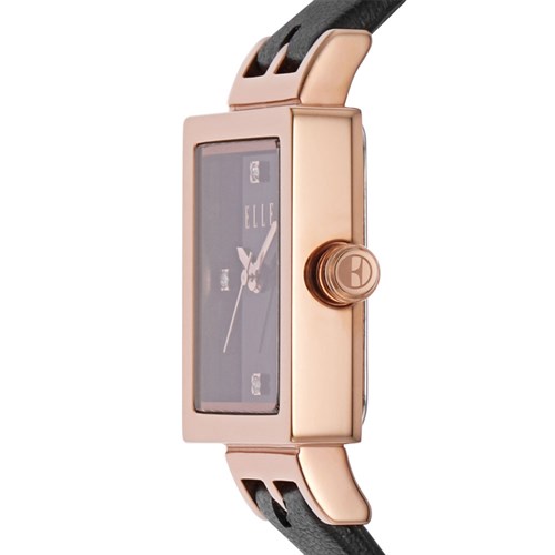 Đồng hồ Elle Rive Droite 22 mm Nữ ELL21073 Màu Đen