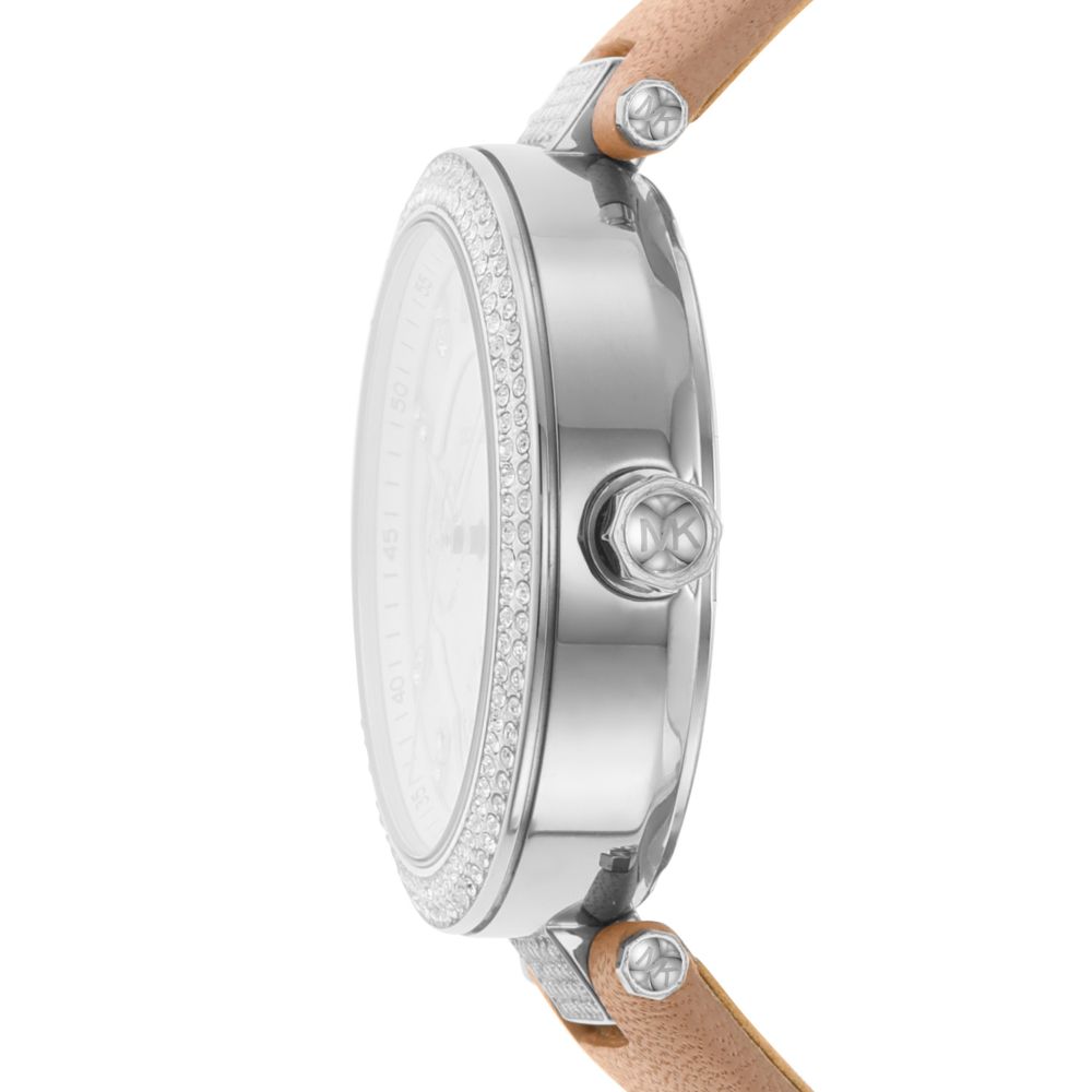 Đồng hồ Michael Kors nữ đính đá dây kim loại MK6056 Ladies Parker 33mm   DWatch